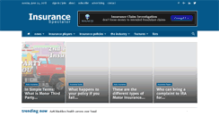 Desktop Screenshot of insurancespectator.com